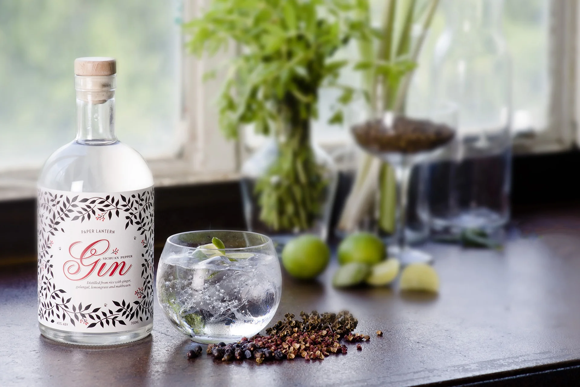 Paper Lantern Gin packaging design by Manic Singapore
